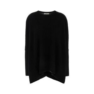 CO Oversized Knit Sweater with Asymmetrical Hem Women BLACK Sweaters & Knitwear
